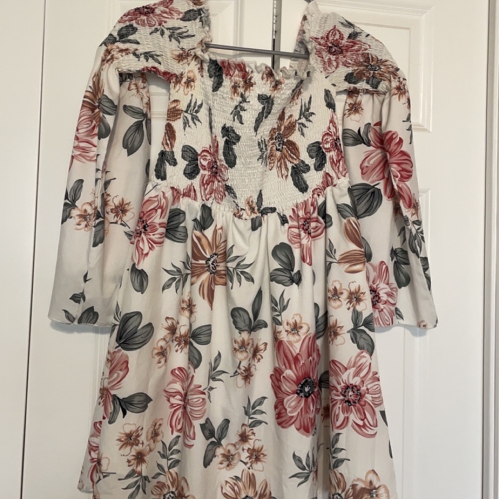 Off the shoulder dress